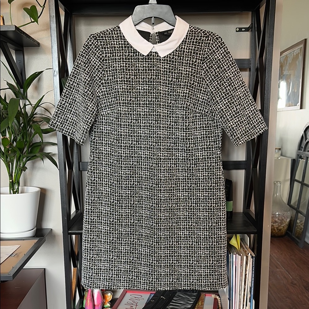 Classic Black and White Women's Dress